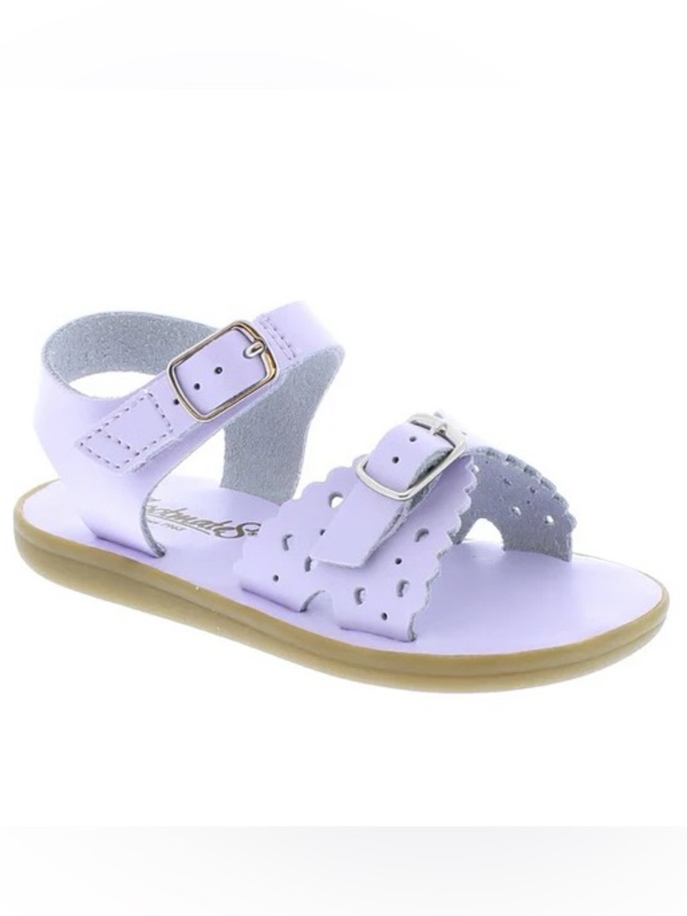 Girls' Lavender Scalloped Strap Sandals
Size 4